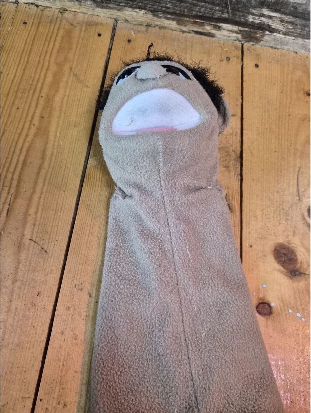 Sml Hand Puppet Heavily Damaged No Arms Or Mustache